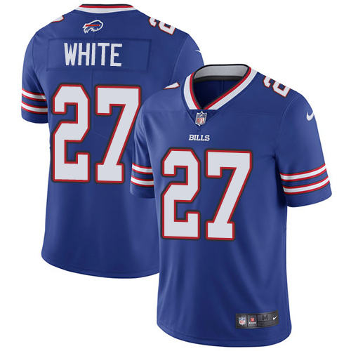 Bills #27 Tre'Davious White Royal Blue Team Color Men's Stitched Vapor Untouchable Limited Jersey