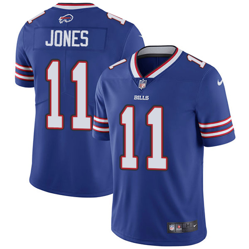 Buffalo Bills #11 Zay Jones Royal Blue Team Color Youth Stitched Vapor Untouchable Limited Jersey Youth