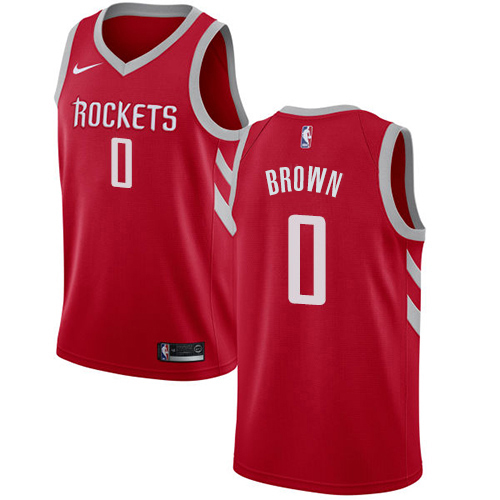 Houston Rockets #0 Sterling Brown Red Womens Swingman Icon Edition Jersey Womens