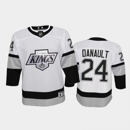 Adidas Los Angeles Kings #24 Phillip Danault Youth 2021-22 Alternate Game Jersey - White Youth