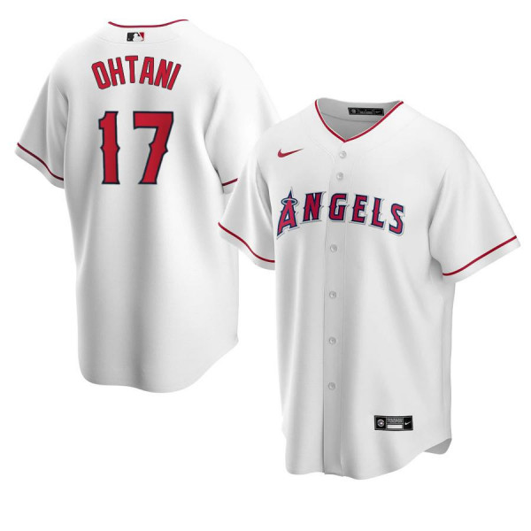 Men's Youth Women's Los Angeles Angels 17 Replica 2020 White Home Shohei Ohtani Jersey
