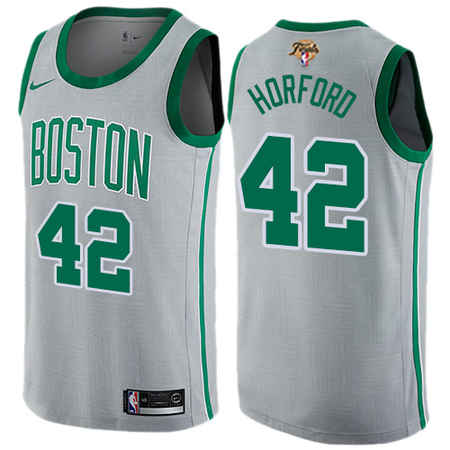 Boston Celtics #42 Al Horford Gray 2022 Finals Swingman City Edition Jersey Mens