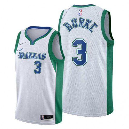 Dallas Dallas Mavericks #3 Trey Burke Womens 2021-22 City Edition White Jersey Womens
