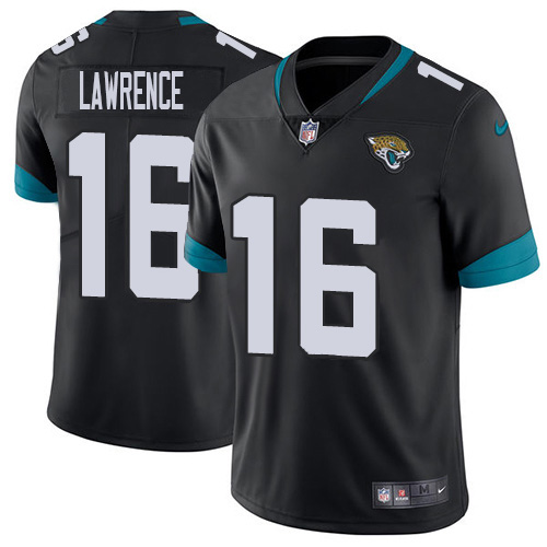 Jaguars #16 Trevor Lawrence Black Team Color Youth Stitched Vapor Untouchable Limited Jersey