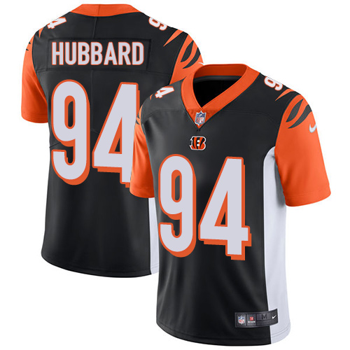 Bengals #94 Sam Hubbard Black Team Color Youth Stitched 100th Season Vapor Limited Jersey