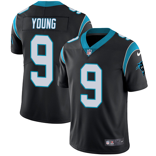 Panthers #9 Bryce Young Black Team Color Youth Stitched Vapor Untouchable Limited Jersey