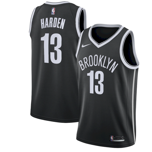 Brooklyn Nets #13 James Harden Black Womens Swingman Icon Edition Jersey Womens