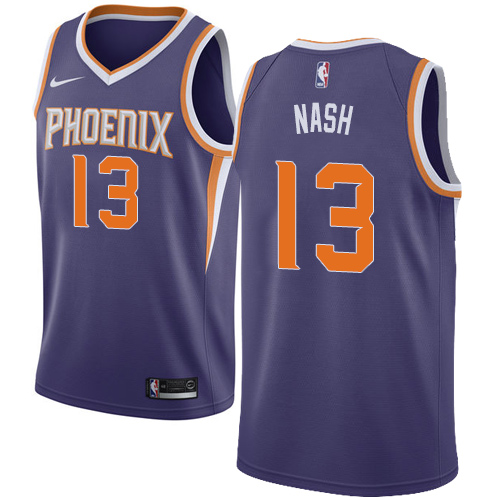 Phoenix Suns #13 Steve Nash Purple Youth Swingman Icon Edition Jersey Youth