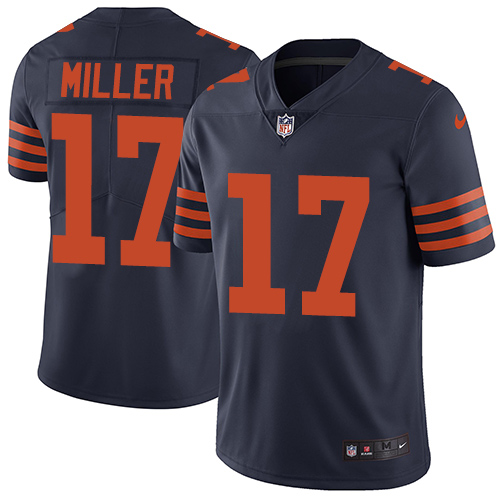 Chicago Bears #17 Anthony Miller Navy Blue Alternate Men's Stitched Vapor Untouchable Limited Jersey Men's