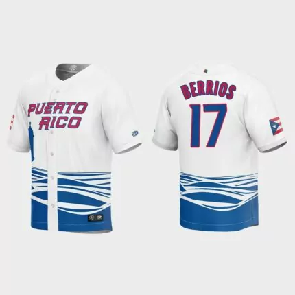 Jose Berrios Puerto Rico Baseball 2023 World Baseball Classic Jersey – White