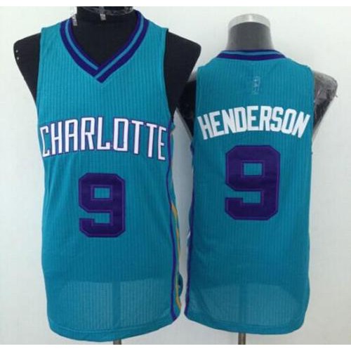 Revolution 30 Charlotte Hornets #9 Gerald Henderson Light Blue Stitched Jersey Mens