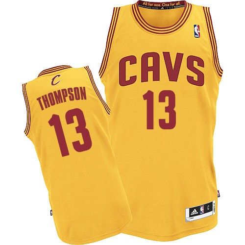 Revolution 30 Cleveland Cavaliers #13 Tristan Thompson Yellow Stitched Jersey Mens