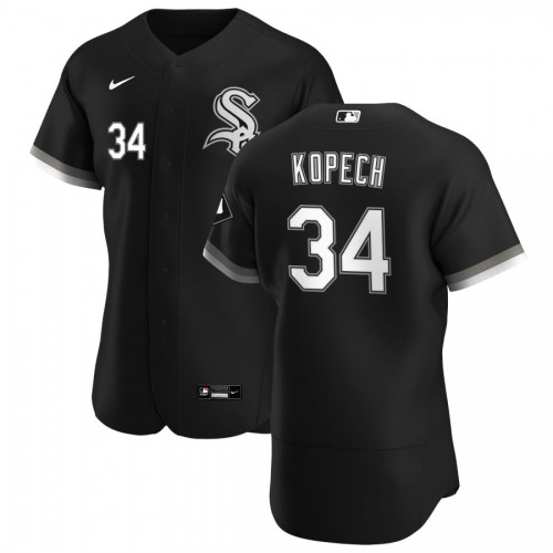 Chicago Chicago White Sox #34 Michael Kopech Men's Black Alternate 2020 Authentic Player Jersey Men's