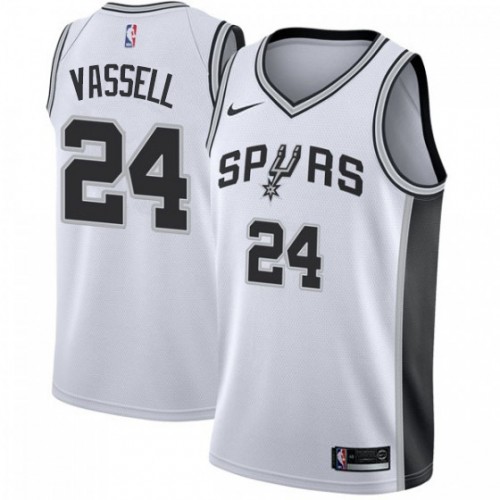 San Antonio Spurs #24 Devin Vassell White Womens Swingman Association Edition Jersey Womens