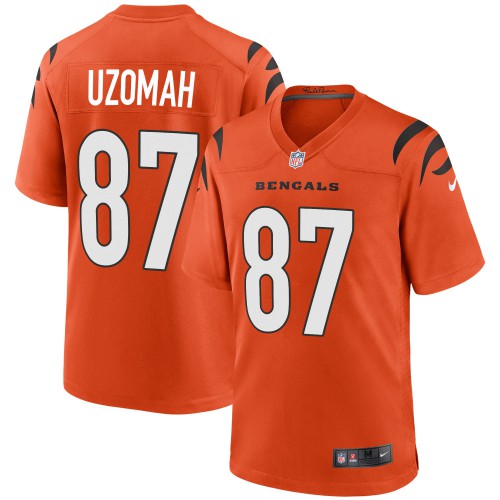 Cincinnati Cincinnati Bengals #87 C.J. Uzomah Orange Alternate Game Jersey Men's