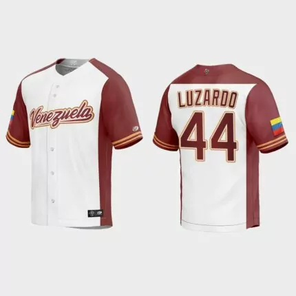Jesus Luzardo Venezuela Baseball 2023 World Baseball Classic Replica Jersey – White