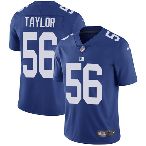 Giants #56 Lawrence Taylor Royal Blue Team Color Youth Stitched Vapor Untouchable Limited Jersey