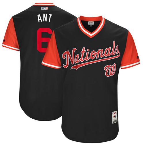 Washington Nationals #6 Anthony Rendon Navy 