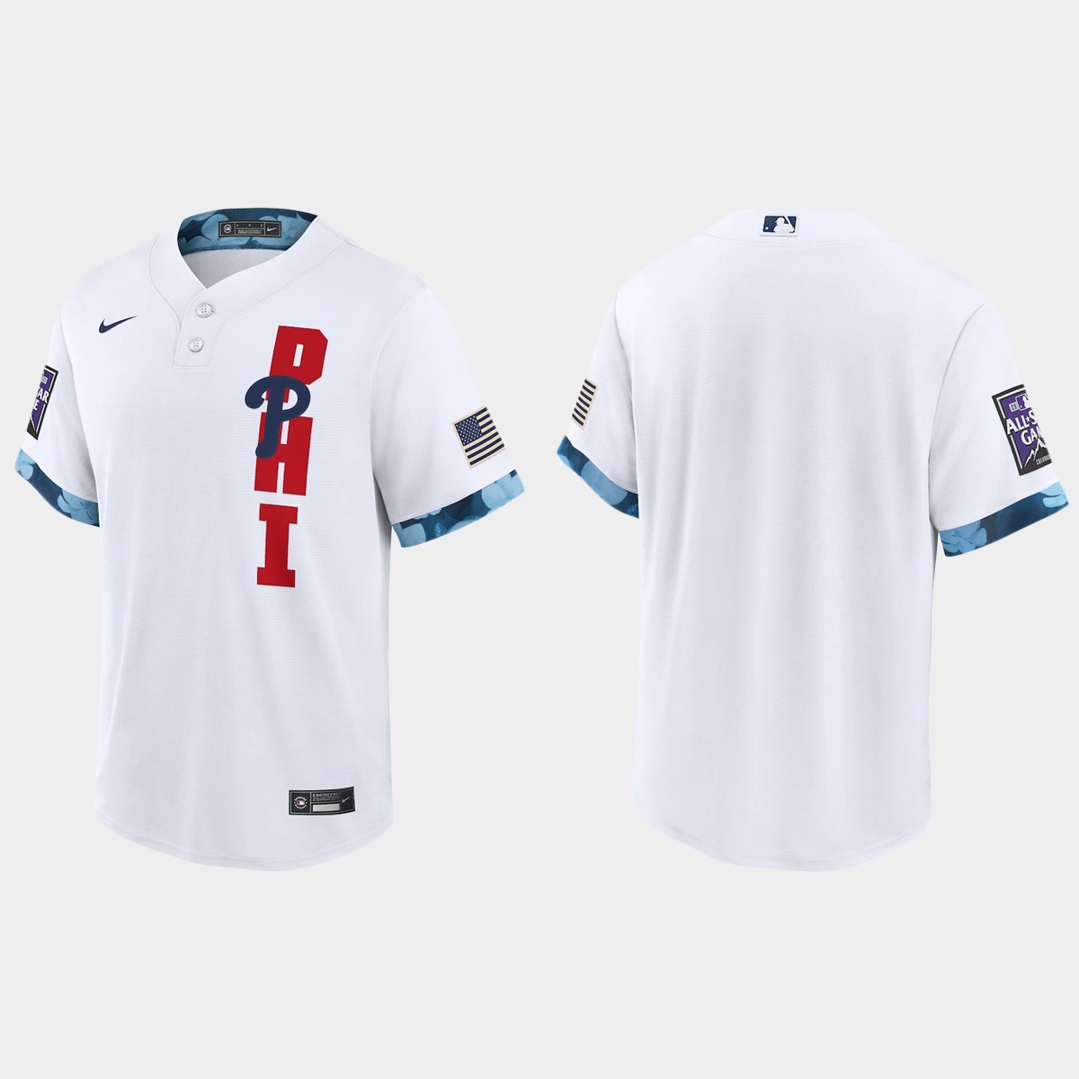 Philadelphia Phillies 2021 All Star Game Fan's Version White Jersey