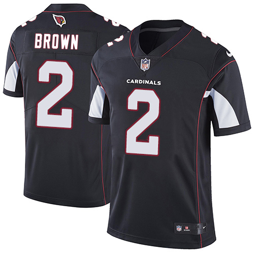 Cardinals #2 Marquise Brown Black Alternate Youth Stitched Vapor Untouchable Limited Jersey