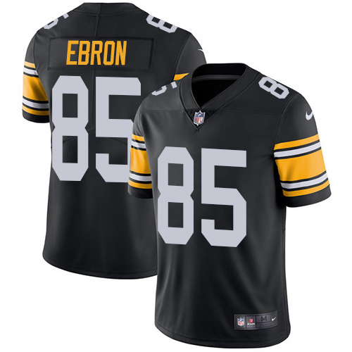 Pittsburgh Steelers #85 Eric Ebron Black Alternate Men's Stitched Vapor Untouchable Limited Jersey Men's