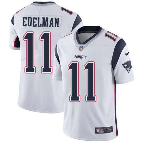 Patriots #11 Julian Edelman White Youth Stitched Vapor Untouchable Limited Jersey
