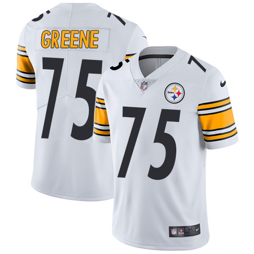Pittsburgh Steelers #75 Joe Greene White Men's Stitched Vapor Untouchable Limited Jersey Men's