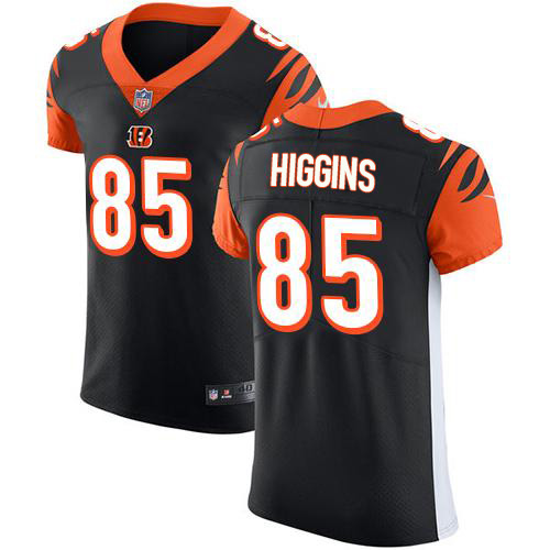 Bengals #85 Tee Higgins Black Team Color Men's Stitched Vapor Untouchable Elite Jersey