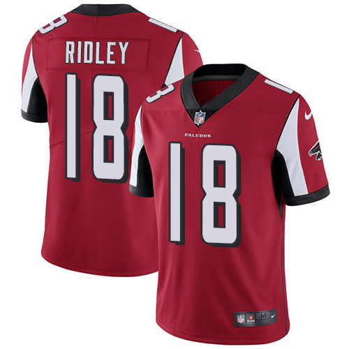 Falcons #18 Calvin Ridley Red Team Color Youth Stitched Vapor Untouchable Limited Jersey