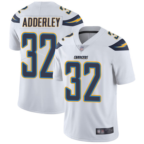 Los Angeles Chargers #32 Nasir Adderley White Men's Stitched Vapor Untouchable Limited Jersey Men's