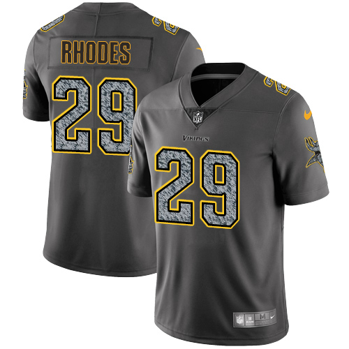 Minnesota Vikings #29 Xavier Rhodes Gray Static Youth Stitched Vapor Untouchable Limited Jersey Youth