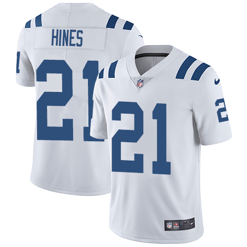 Indianapolis Colts #21 Nyheim Hines White Men's Stitched Vapor Untouchable Limited Jersey Men's