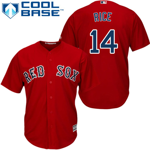 Boston Red Sox #14 Jim Rice Red Cool Base Stitched Youth Jersey Youth