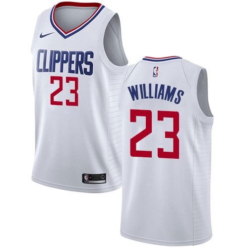 Los Angeles Clippers #23 Louis Williams White Womens Swingman Association Edition Jersey Womens