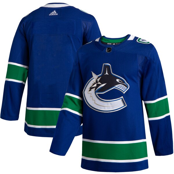 Men's Vancouver Canucks Blank Adidas Blue 2019-20 Home Authentic Jersey
