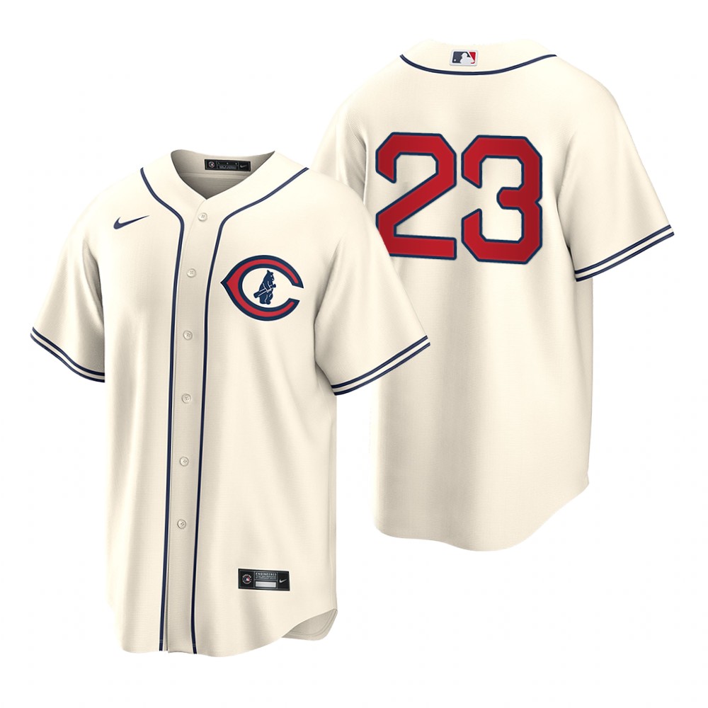 Chicago Cubs #23 Ryne Sandberg Men's 2022 Field Of Dreams Game Jersey - Cream