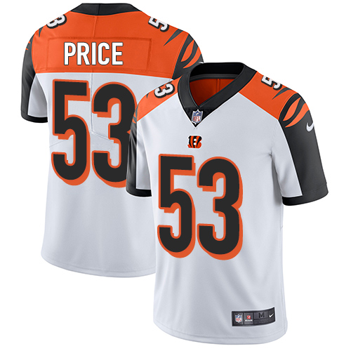 Cincinnati Bengals #53 Billy Price White Men's Stitched Vapor Untouchable Limited Jersey Men's