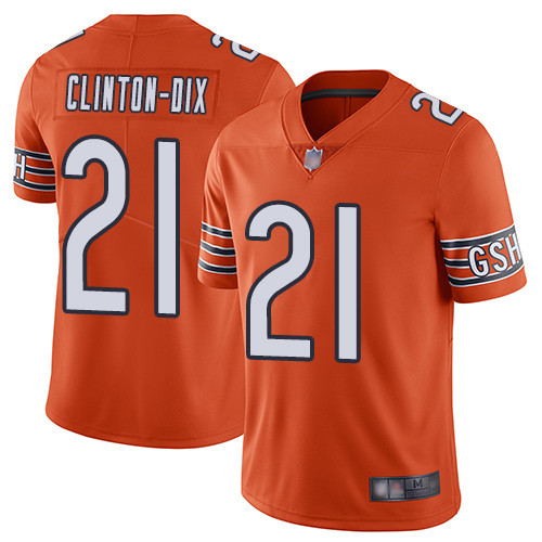 Chicago Bears #21 Ha Ha Clinton-Dix Orange Men's Stitched Limited Rush Jersey Men's
