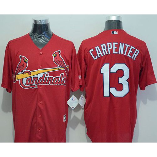 St.Louis Cardinals #13 Matt Carpenter Red New Cool Base Stitched Jersey Men's