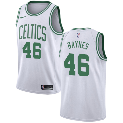 Boston Celtics #46 Aron Baynes White Swingman Association Edition Jersey Mens