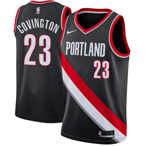 Portland Trail Blazers #23 Robert Covington Black Youth Swingman Icon Edition Jersey Youth
