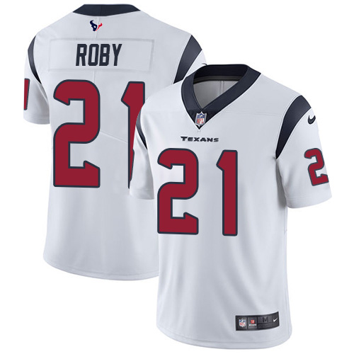 Houston Texans #21 Bradley Roby White Men's Stitched Vapor Untouchable Limited Jersey Men's