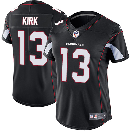 Arizona Cardinals #13 Christian Kirk Black Alternate Women's Stitched Vapor Untouchable Limited Jersey Womens