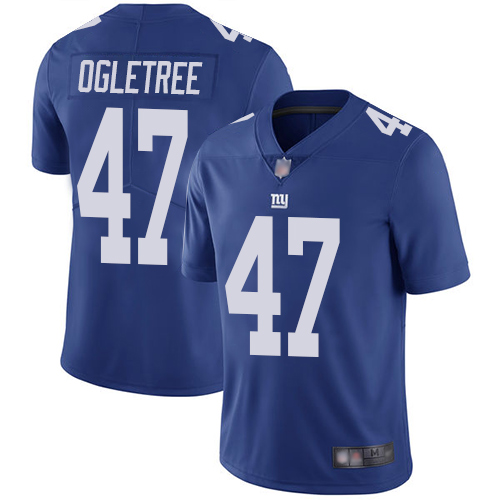 New York Giants #47 Alec Ogletree Royal Blue Team Color Men's Stitched Vapor Untouchable Limited Jersey Men's