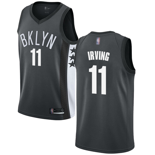 Brooklyn Nets #11 Kyrie Irving Gray Youth Swingman Statement Edition Jersey Youth