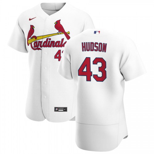 St. Louis St.Louis Cardinals #43 Dakota Hudson Men's White Home 2020 Authentic Player Jersey Men's