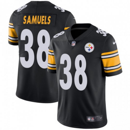 Pittsburgh Steelers #38 Jaylen Samuels Black Team Color Men's Stitched Vapor Untouchable Limited Jersey Men's
