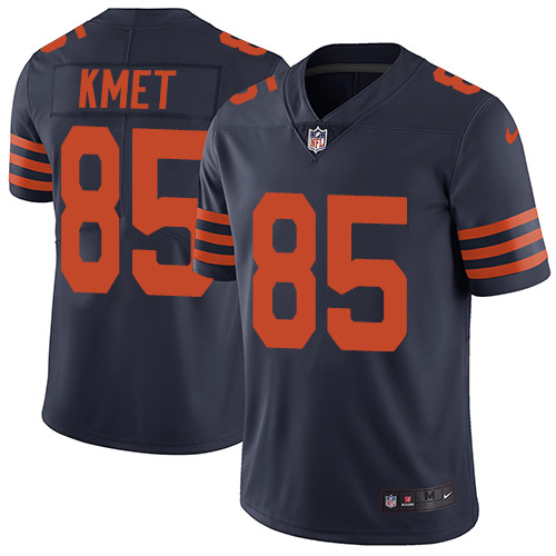 Chicago Bears #85 Cole Kmet Navy Blue Alternate Youth Stitched Vapor Untouchable Limited Jersey Youth