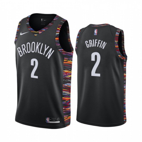 Brooklyn Nets #2 Blake Griffin Black Womens Swingman City Edition 2018/19 Jersey Womens