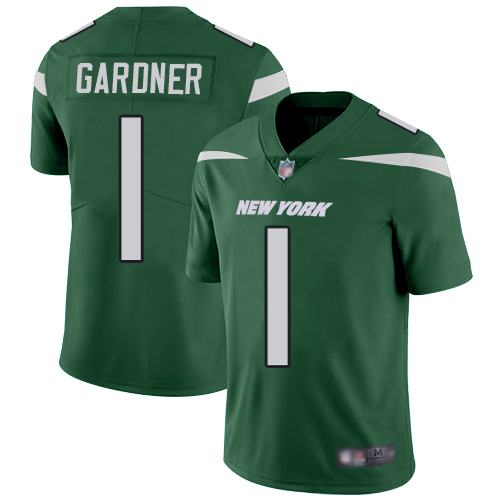 Jets #1 Ahmad Sauce Gardner Green Team Color Youth Stitched Vapor Untouchable Limited Jersey